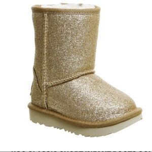 UGG Kids Glitter Gold Boots